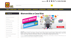 Desktop Screenshot of casadiaz.com.mx